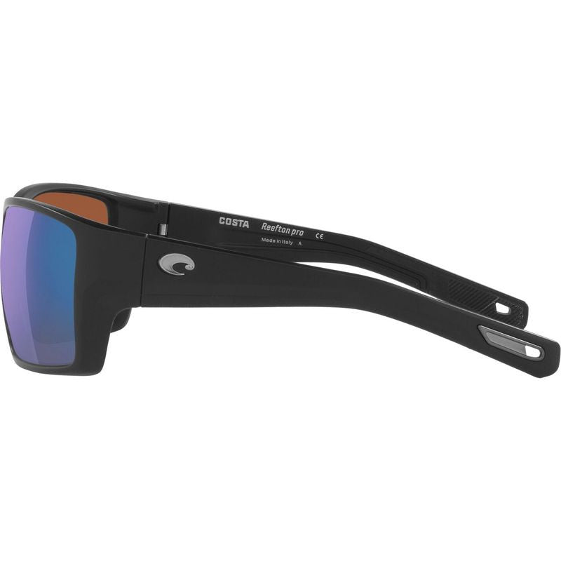 Reefton Pro, Matte Black/Green Mirror 580g Polarised Glass Lenses
