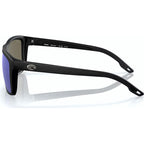 Costa Mainsail Matte Black Blue Polarised Temple