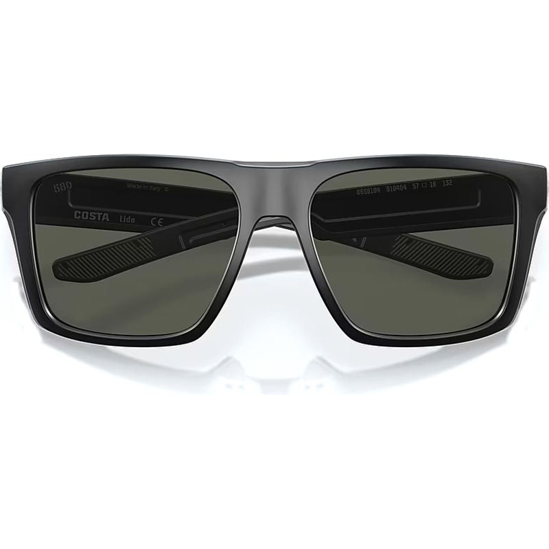 Costa Lido Matte Black Grey Polarised Front2