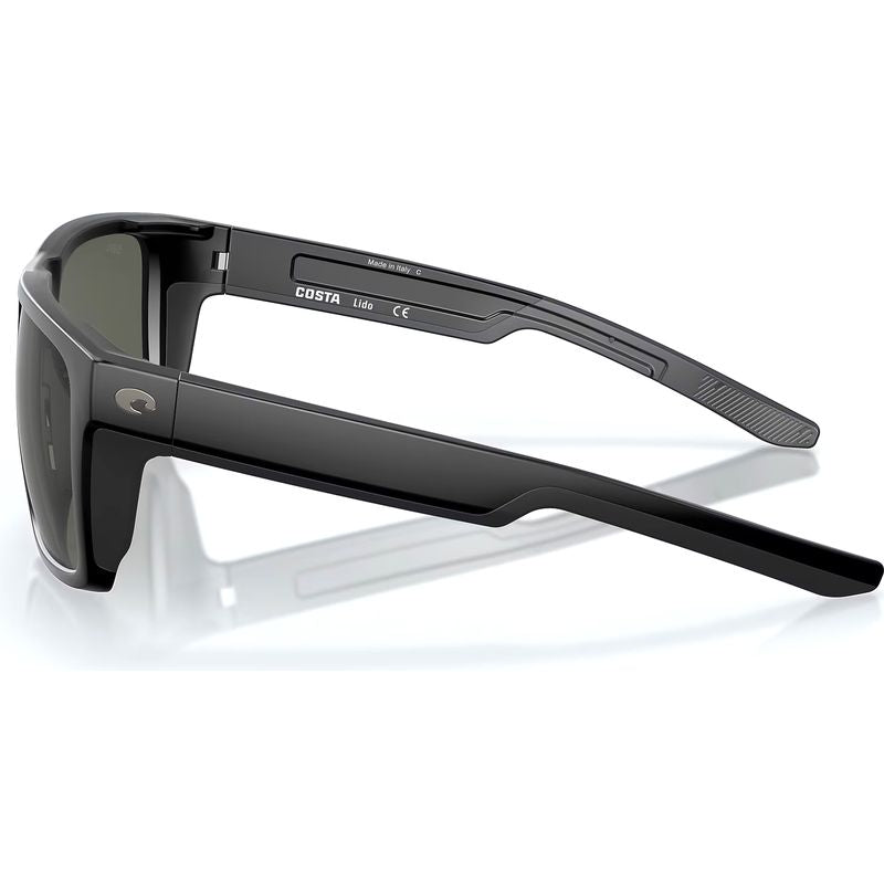 Costa Lido Matte Black Grey Polarised Temple