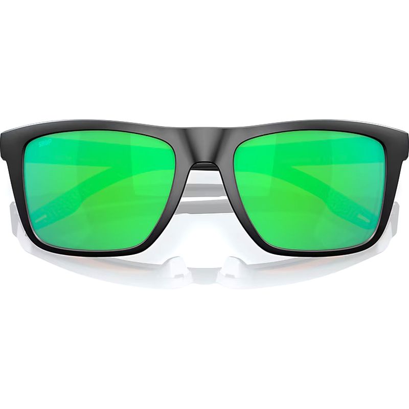 Costa Mainsail Matte Black Green Polarised Front2
