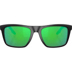 Costa Mainsail Matte Black Green Polarised Front