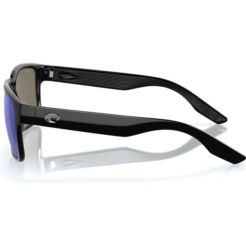 Costa Paunch Black Blue Mirror Polarised Temple