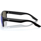 Costa Paunch Black Blue Mirror Polarised Temple