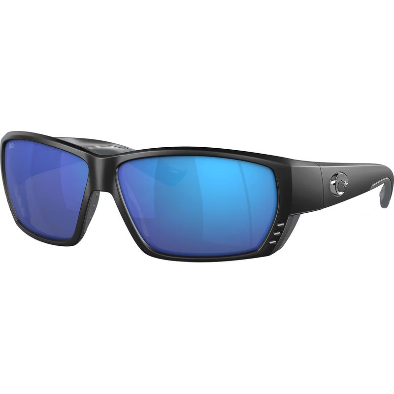 Costa Tuna Alley Matte Black Blue Angle