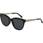 Allure, Gloss Black and Gold/Grey Polarised Lenses