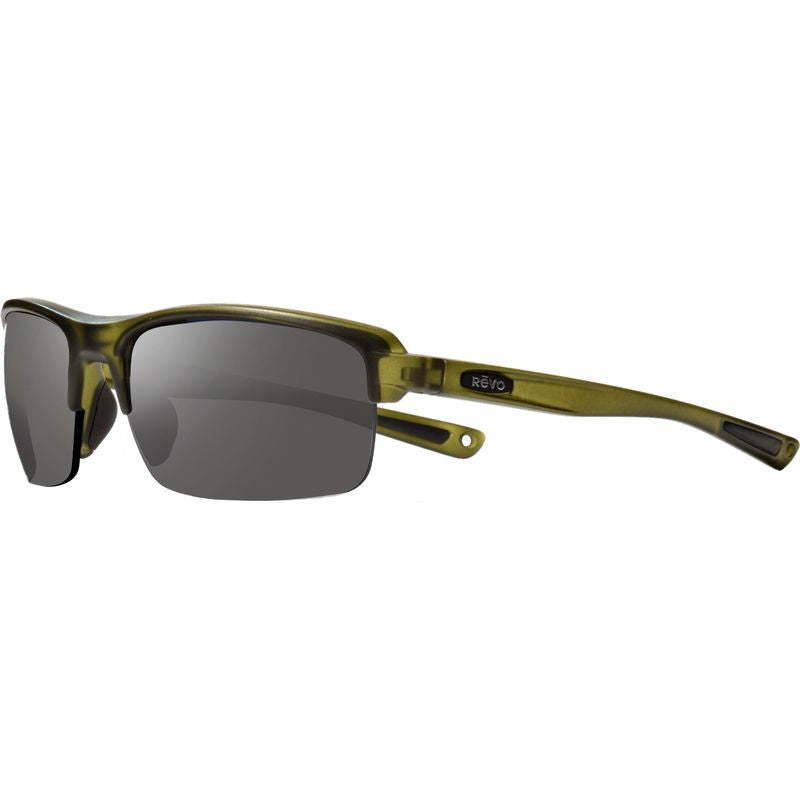 Crux N, Matte Crystal Olive/Graphite Silver Flash Mirror Polarised Lenses