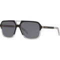 DG4354, Black on Crystal/Dark Grey Polarised Lenses