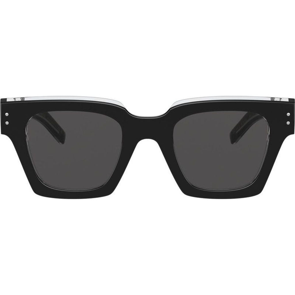 DG4413, Black and Crystal/Grey Lenses