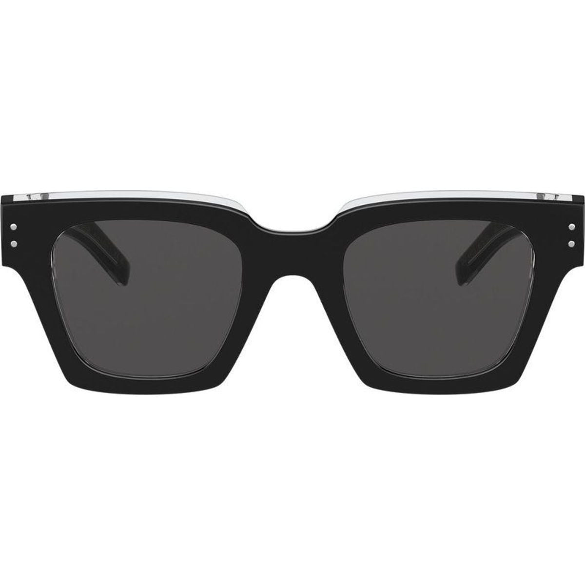 DG4413, Black and Crystal/Grey Lenses