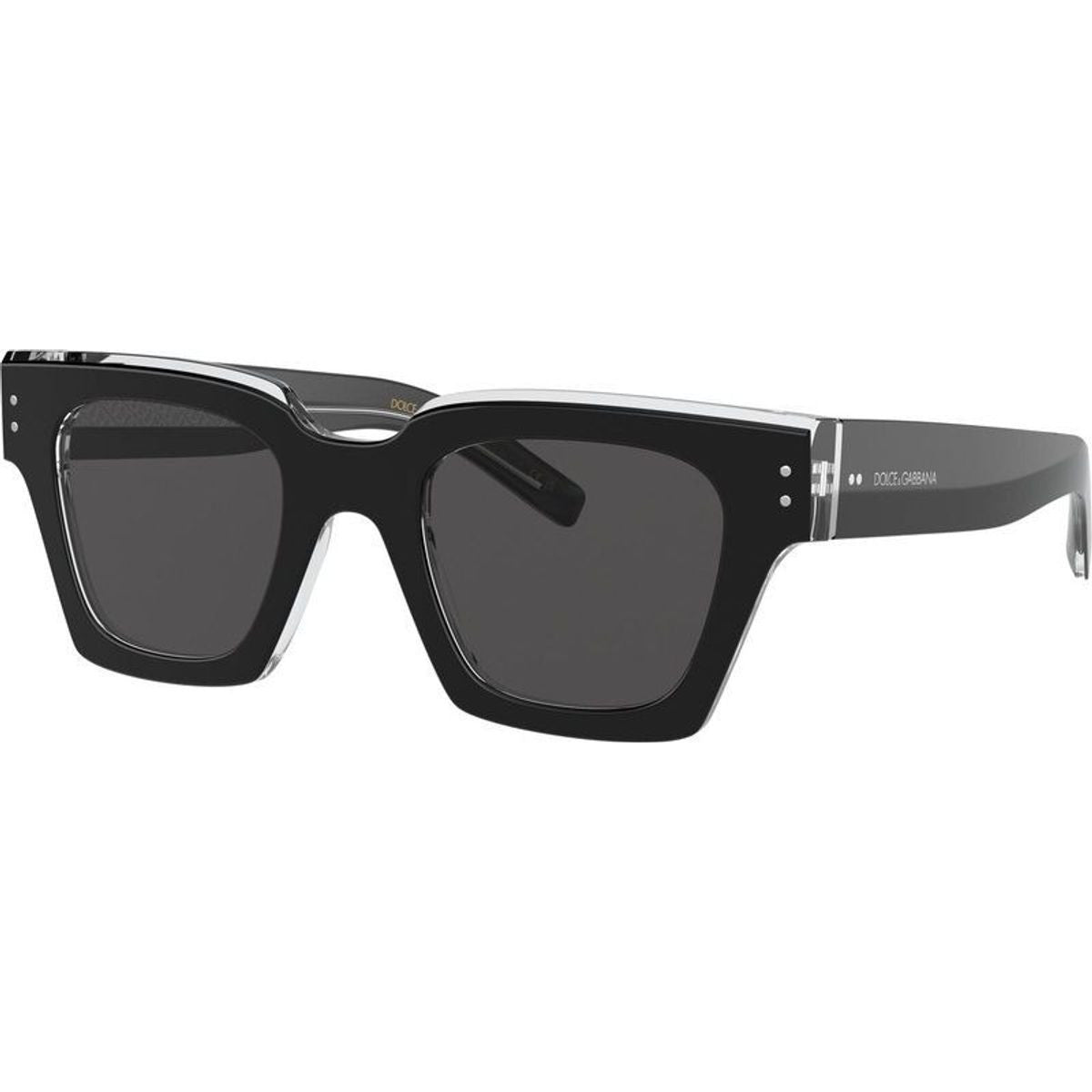 DG4413, Black and Crystal/Grey Lenses