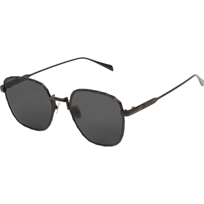 Dotan, Matte Black Titanium/Grey Lenses