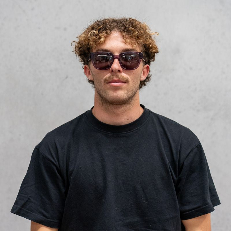 Rowan, Shiny Dusty Grape/Smoke LL Lenses