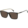 DB 1145/G/S, Black/Brown Lenses