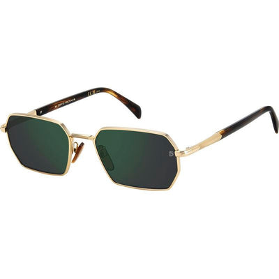 DB 1174/S, Matte Gold Havana/Green Mirror Lenses