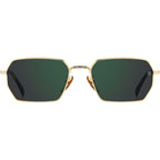 DB 1174/S, Matte Gold Havana/Green Mirror Lenses