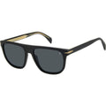 DB 7111/S, Matte Black Gold/Grey Lenses