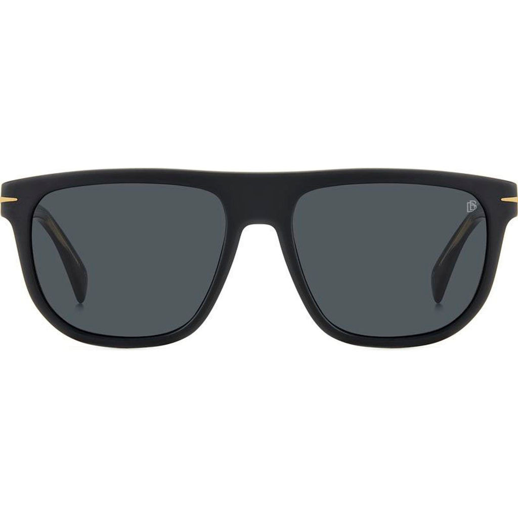 DB 7111/S, Matte Black Gold/Grey Lenses