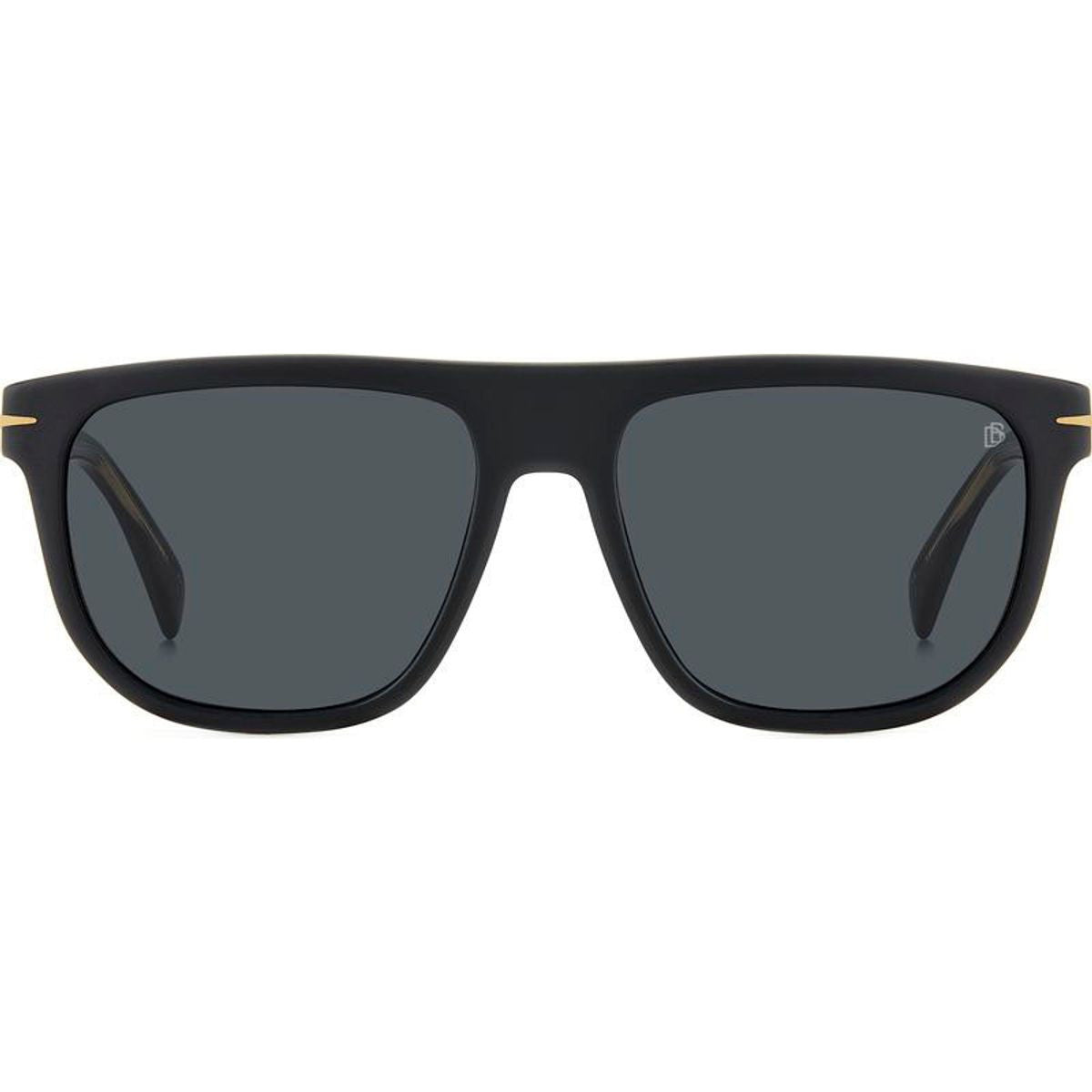 DB 7111/S, Matte Black Gold/Grey Lenses
