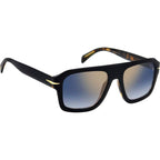 DB 7127/S, Black Havana/Blue Gradient Lenses