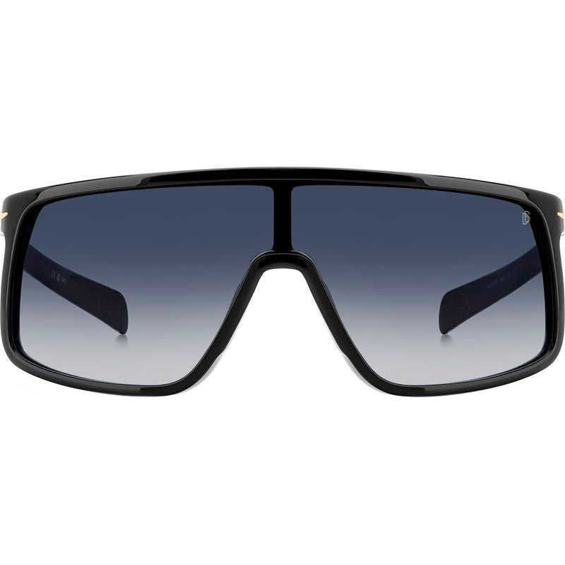 DB 99/Visor, Black Gold/Dark Blue Gradient Lenses
