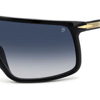 DB 99/Visor, Black Gold/Dark Blue Gradient Lenses