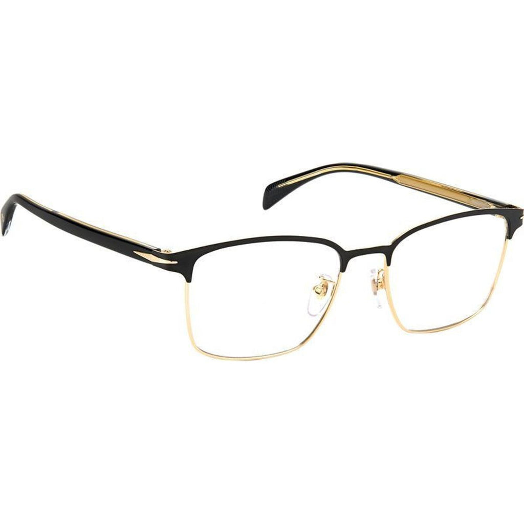DB 1059/F, Matte Black Gold/Clear Lenses