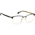 DB 1059/F, Matte Black Gold/Clear Lenses