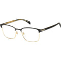 DB 1059/F, Matte Black Gold/Clear Lenses