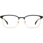 DB 1059/F, Matte Black Gold/Clear Lenses