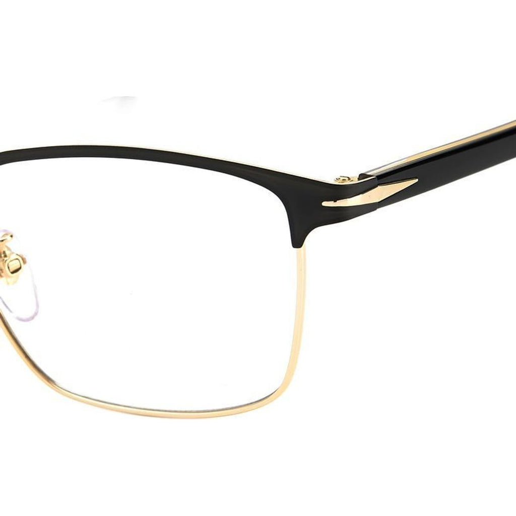 DB 1059/F, Matte Black Gold/Clear Lenses