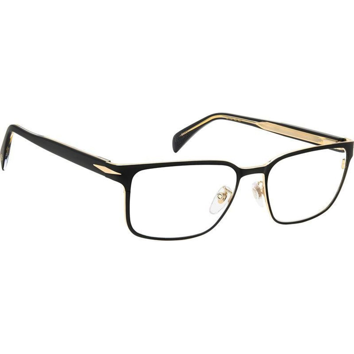 DB 1137, Matte Black Gold/Clear Lenses