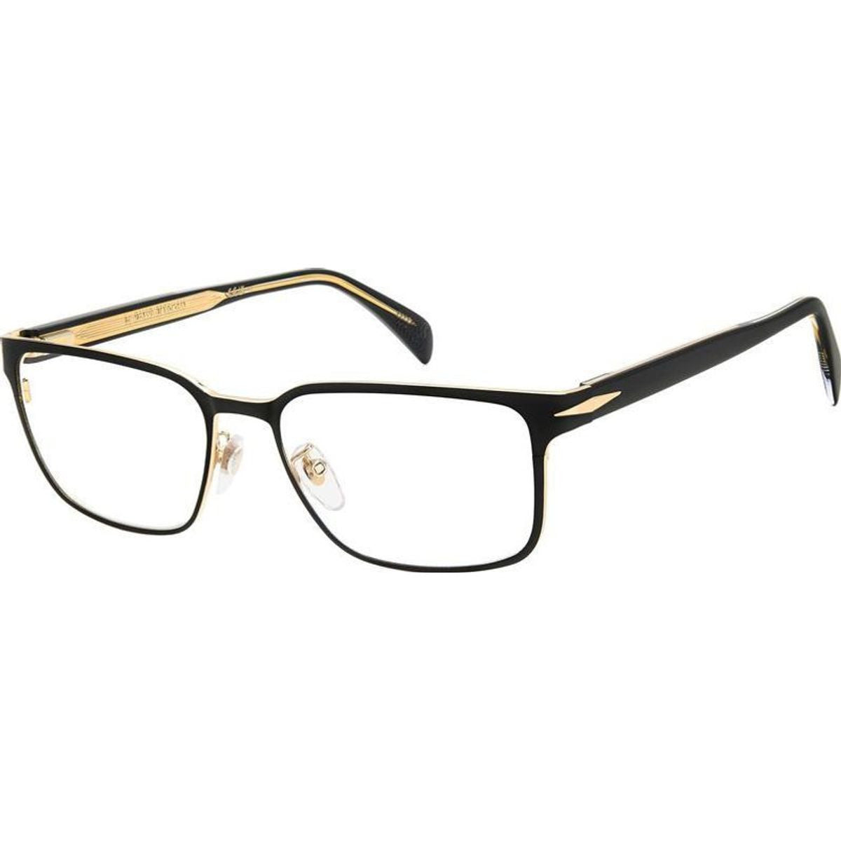 DB 1137, Matte Black Gold/Clear Lenses