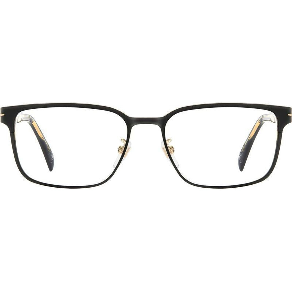 DB 1137, Matte Black Gold/Clear Lenses