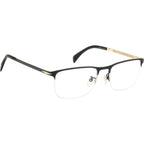DB 1146, Matte Black Gold/Clear Lenses