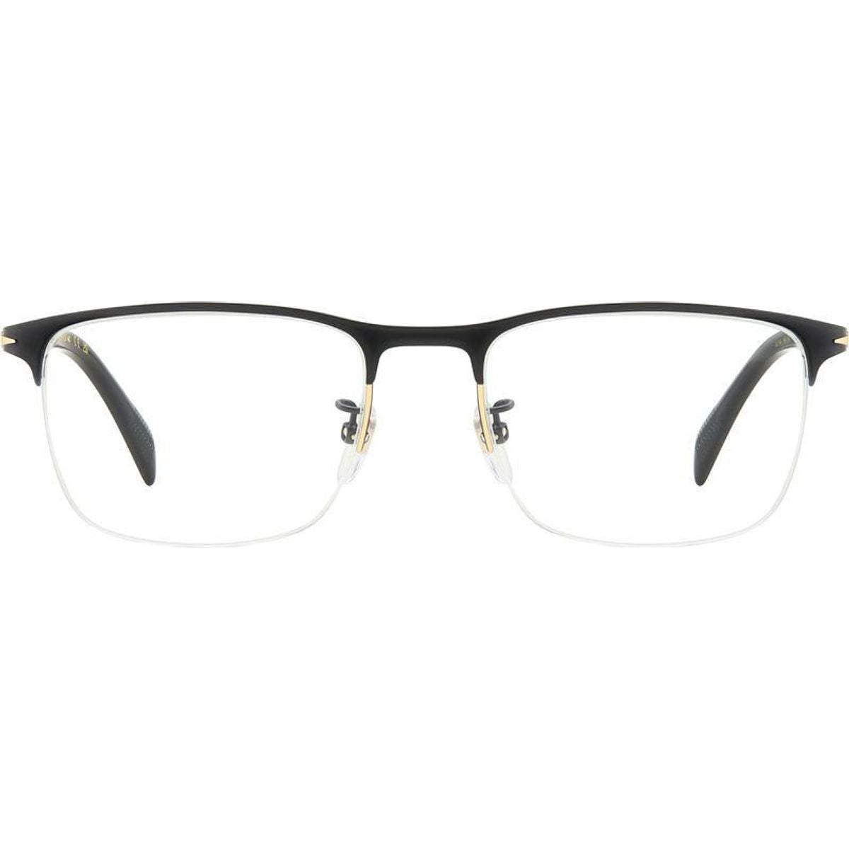 DB 1146, Matte Black Gold/Clear Lenses
