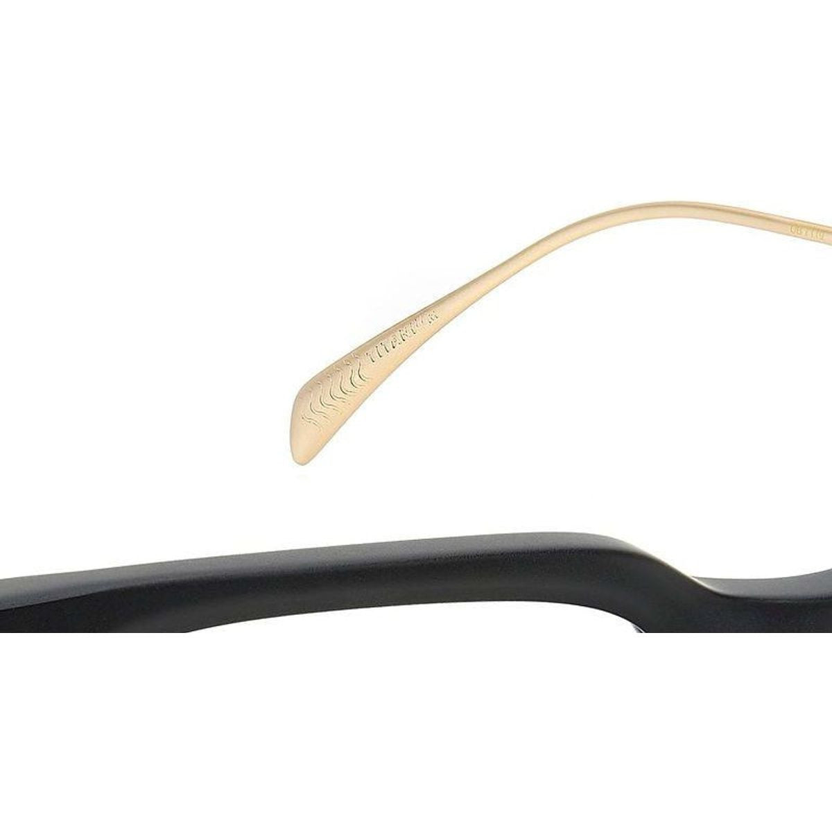 DB 7119, Matte Black Gold/Clear Lenses