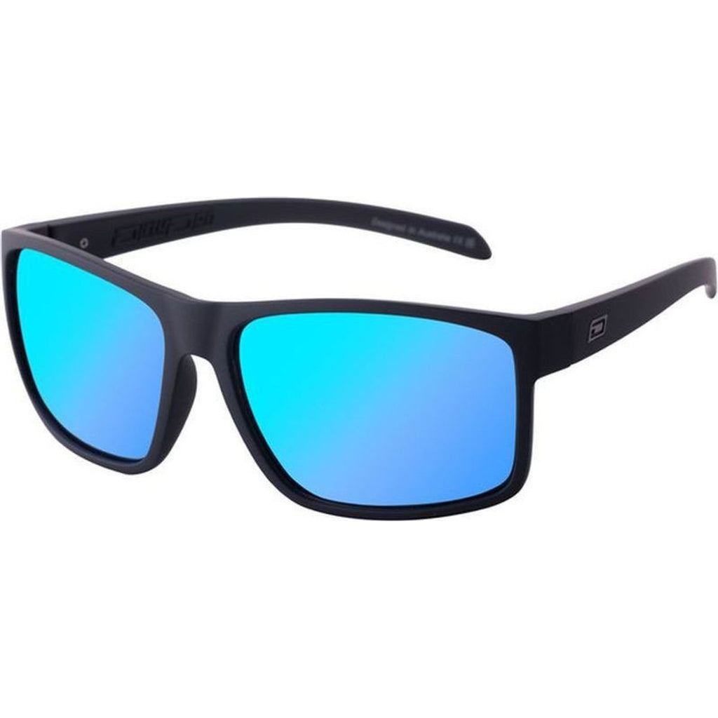 Blast XL, Satin Black/Ice Blue Mirror Polarised Lenses