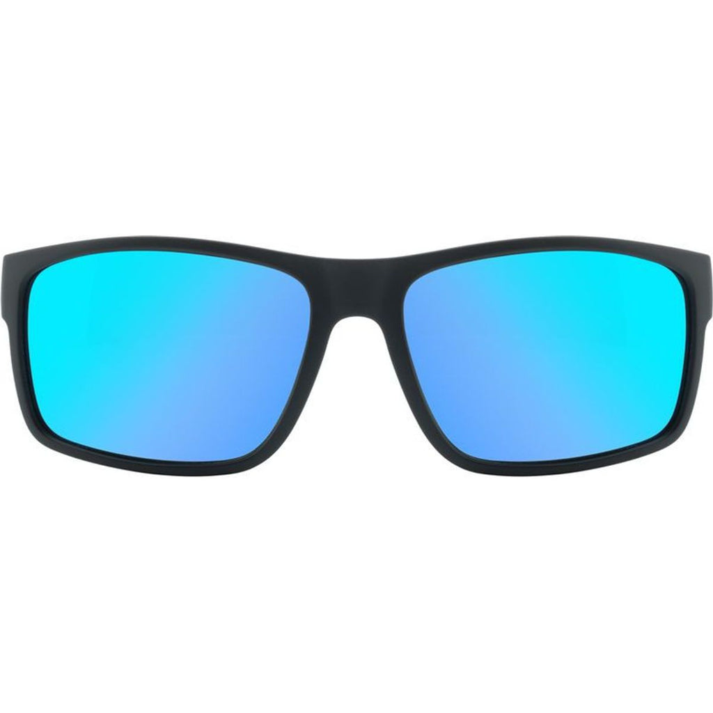 Blast, Satin Black/Ice Blue Mirror Polarised Lenses