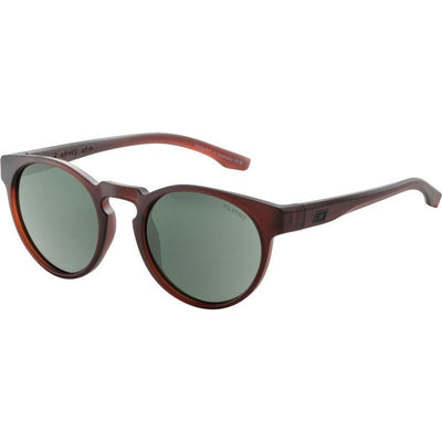 Flash, Satin Dark Brown/Green Polarised Lenses