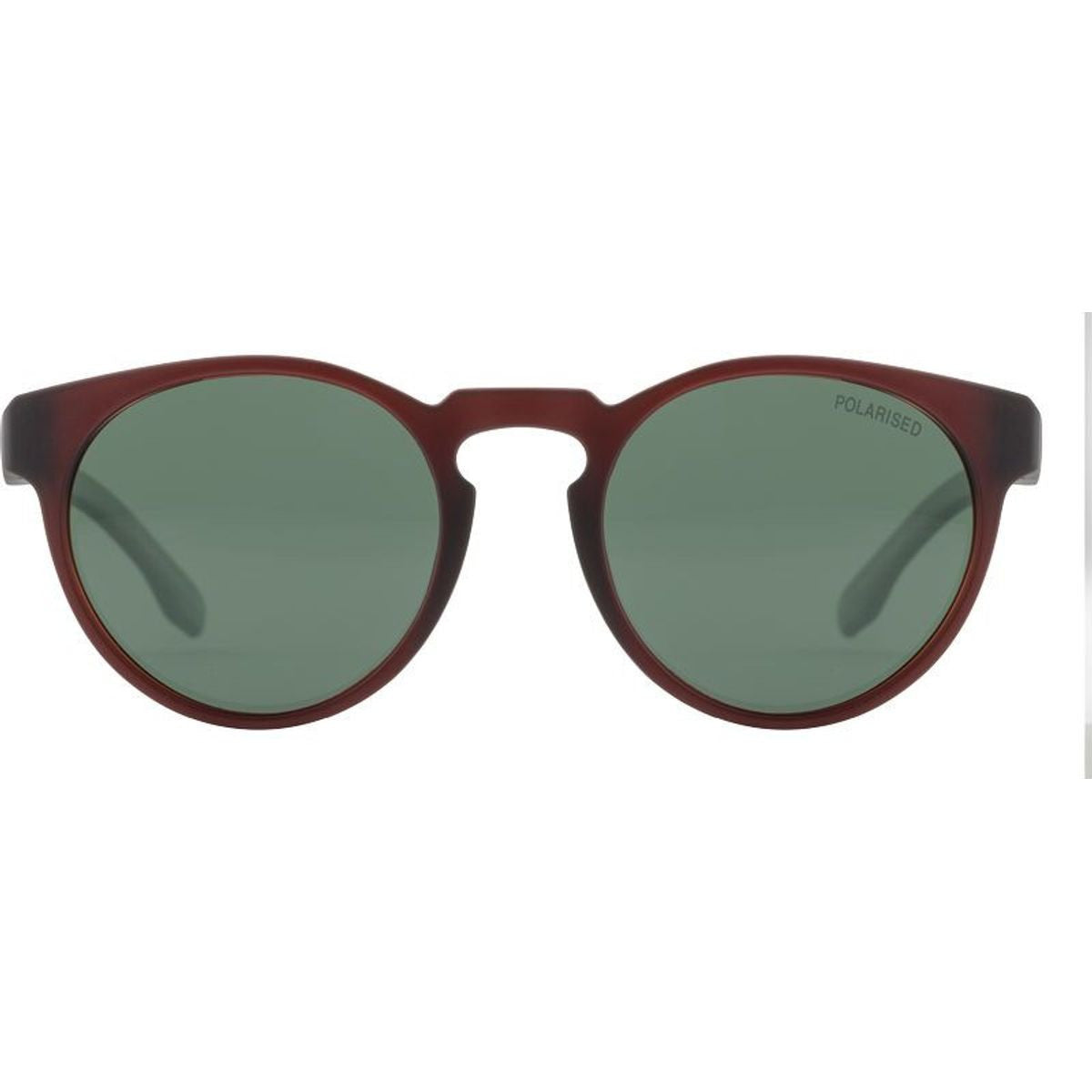 Flash, Satin Dark Brown/Green Polarised Lenses