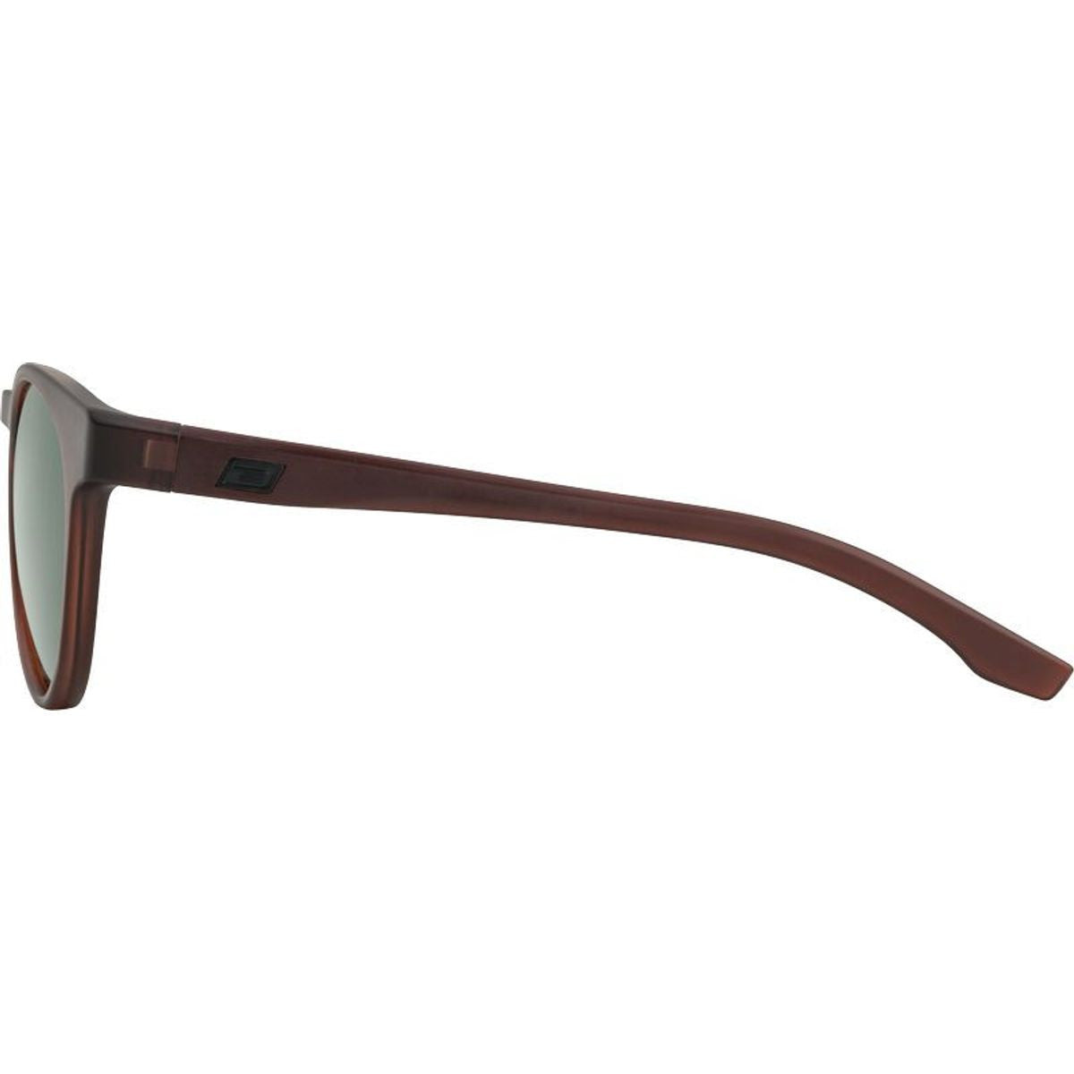 Flash, Satin Dark Brown/Green Polarised Lenses