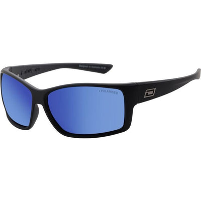 Hood, Satin Black/Blue Mirror Polarised Lenses