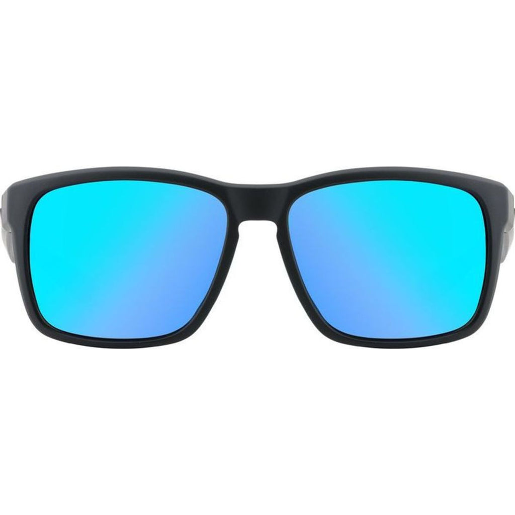 Hoodlum, Satin Black/Blue Mirror Polarised Lenses