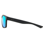 Hoodlum, Satin Black/Blue Mirror Polarised Lenses