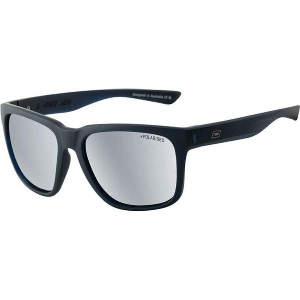 Kooky, Satin Blue/Silver Mirror Polarised Lenses