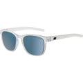 Lit, Satin Xtal Clear/Blue Flash Mirror Polarised Lenses