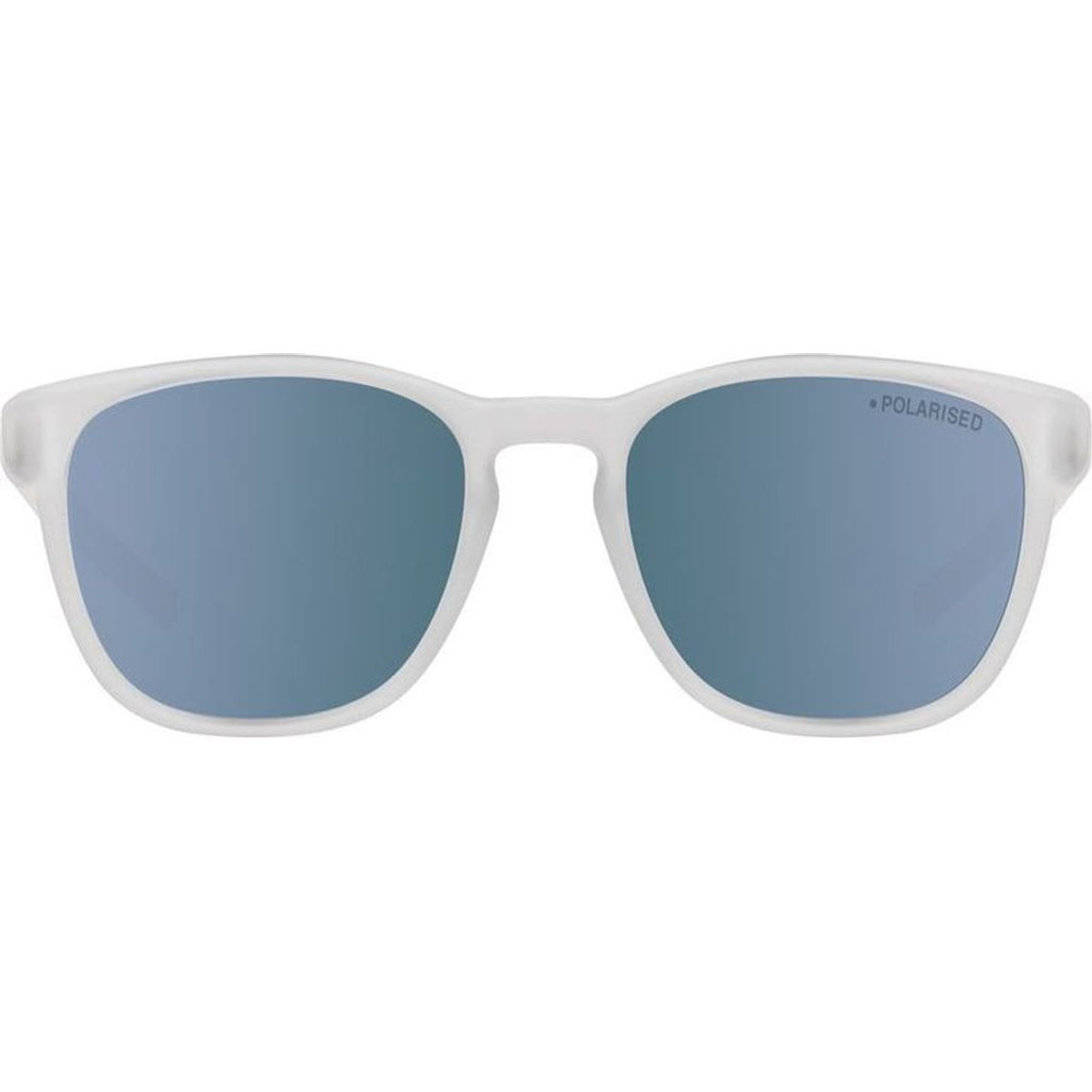 Lit, Satin Xtal Clear/Blue Flash Mirror Polarised Lenses
