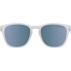 Lit, Satin Xtal Clear/Blue Flash Mirror Polarised Lenses