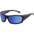 Ninja, Satin Black/Grey Blue Mirror Polarised Lenses